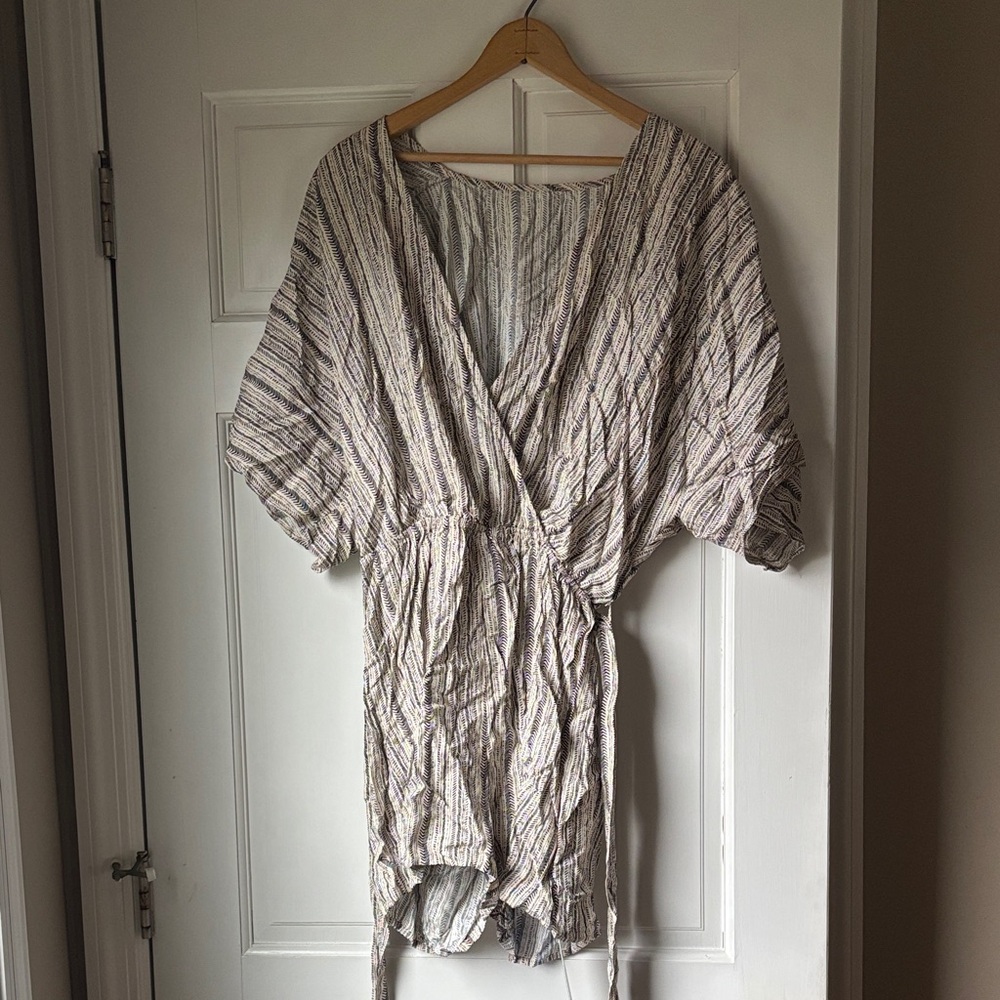 Cupshe Belted Striped Romper